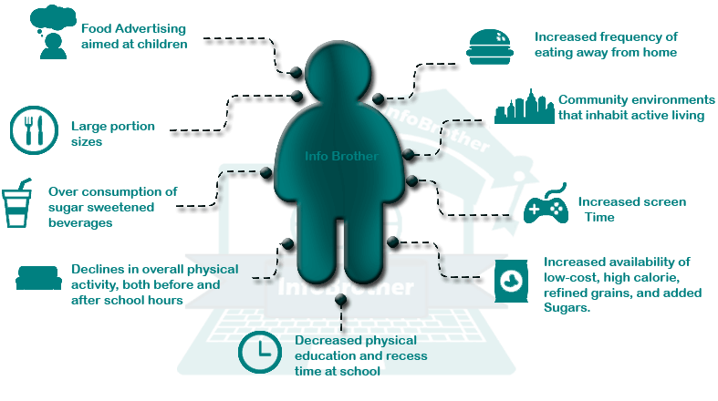 Obesity, Problems due to computer: infobrother